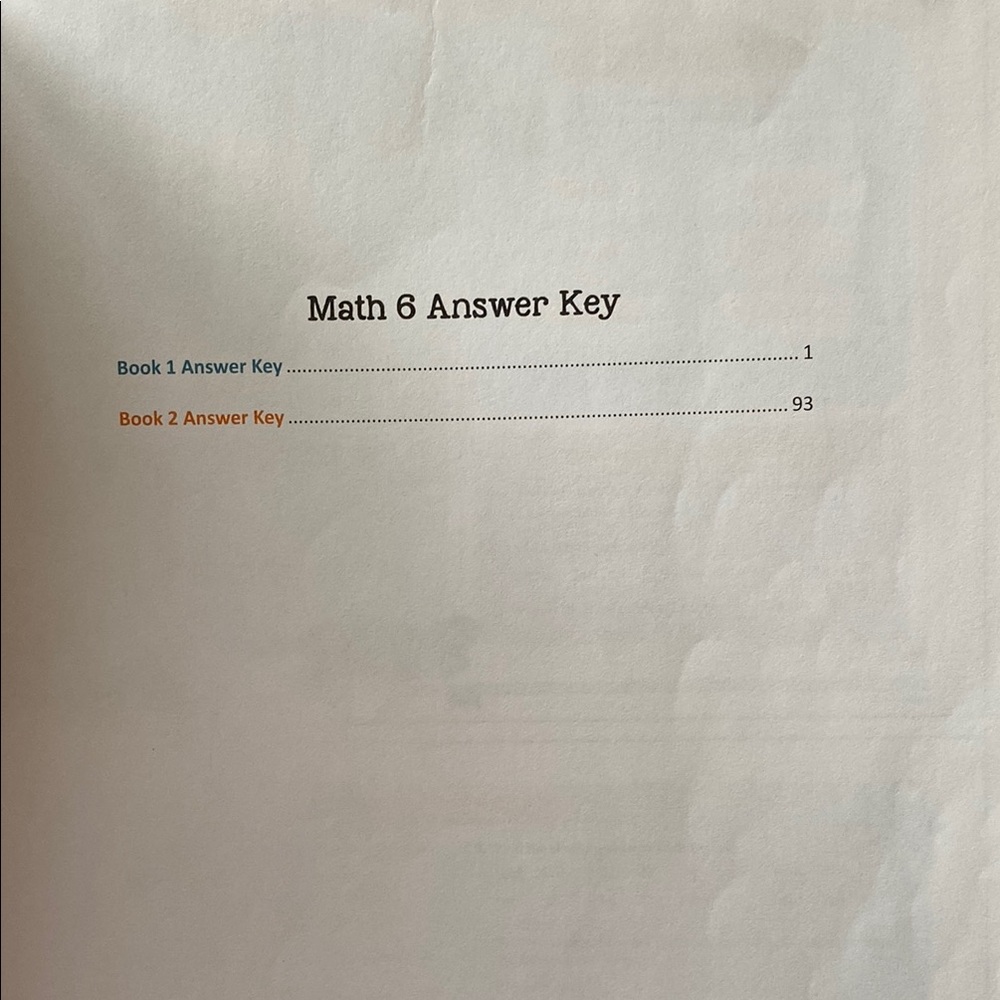 Simply Good and Beautiful Math 6 Answer Key - Picture 3 of 4